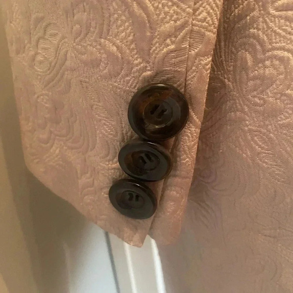 - Max Mara jacquard empire waist doubled breasted coat - Picture 8 of 14